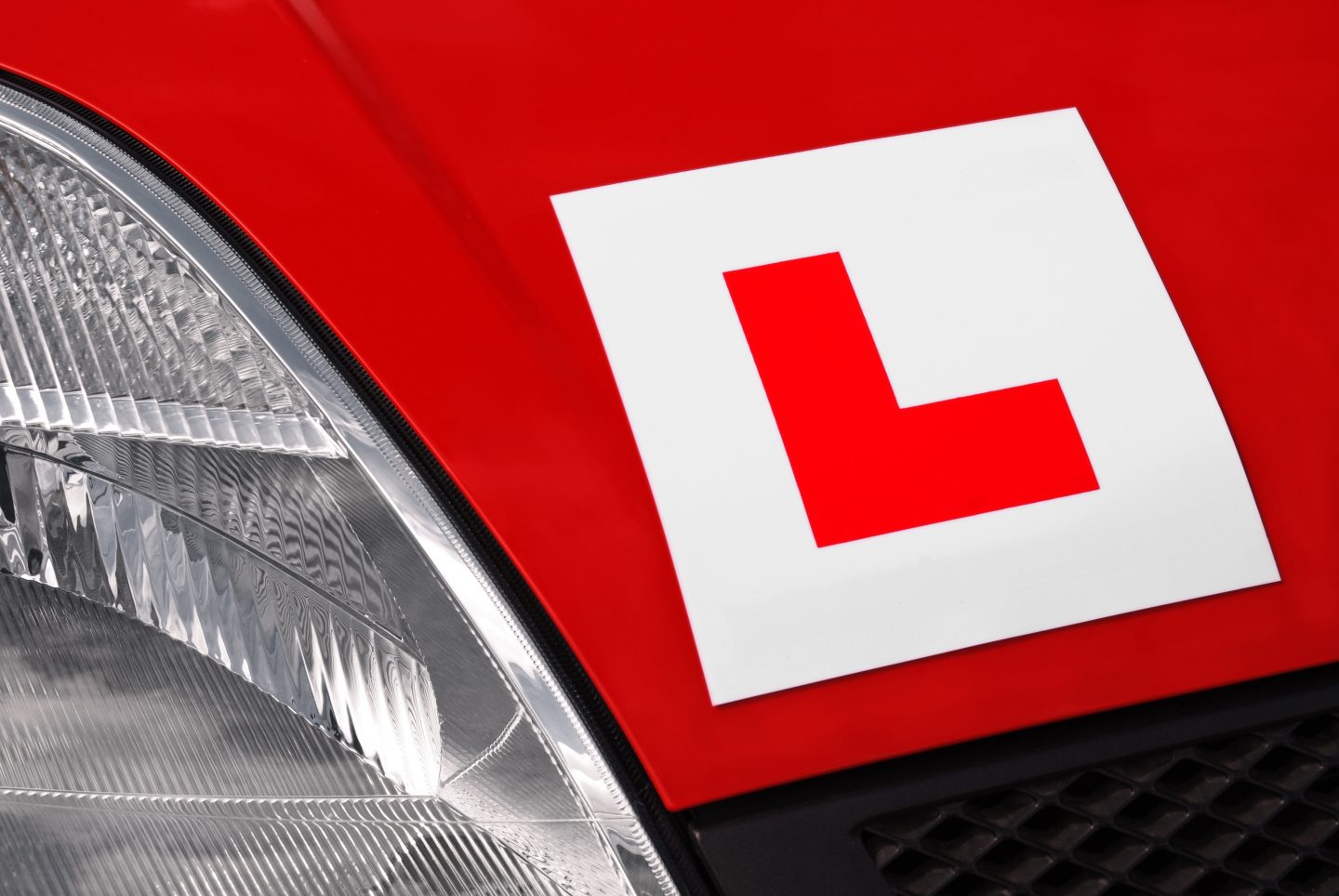 L-plate learner driver