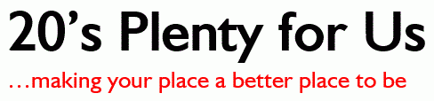 20s plenty for us logo