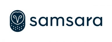 Samsara horizontal logo navy