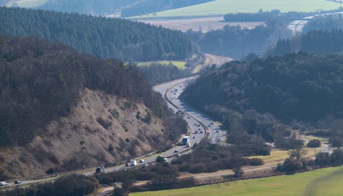 Shutterstock 2594138813 A3 road Hampshire editorial use only SMALL