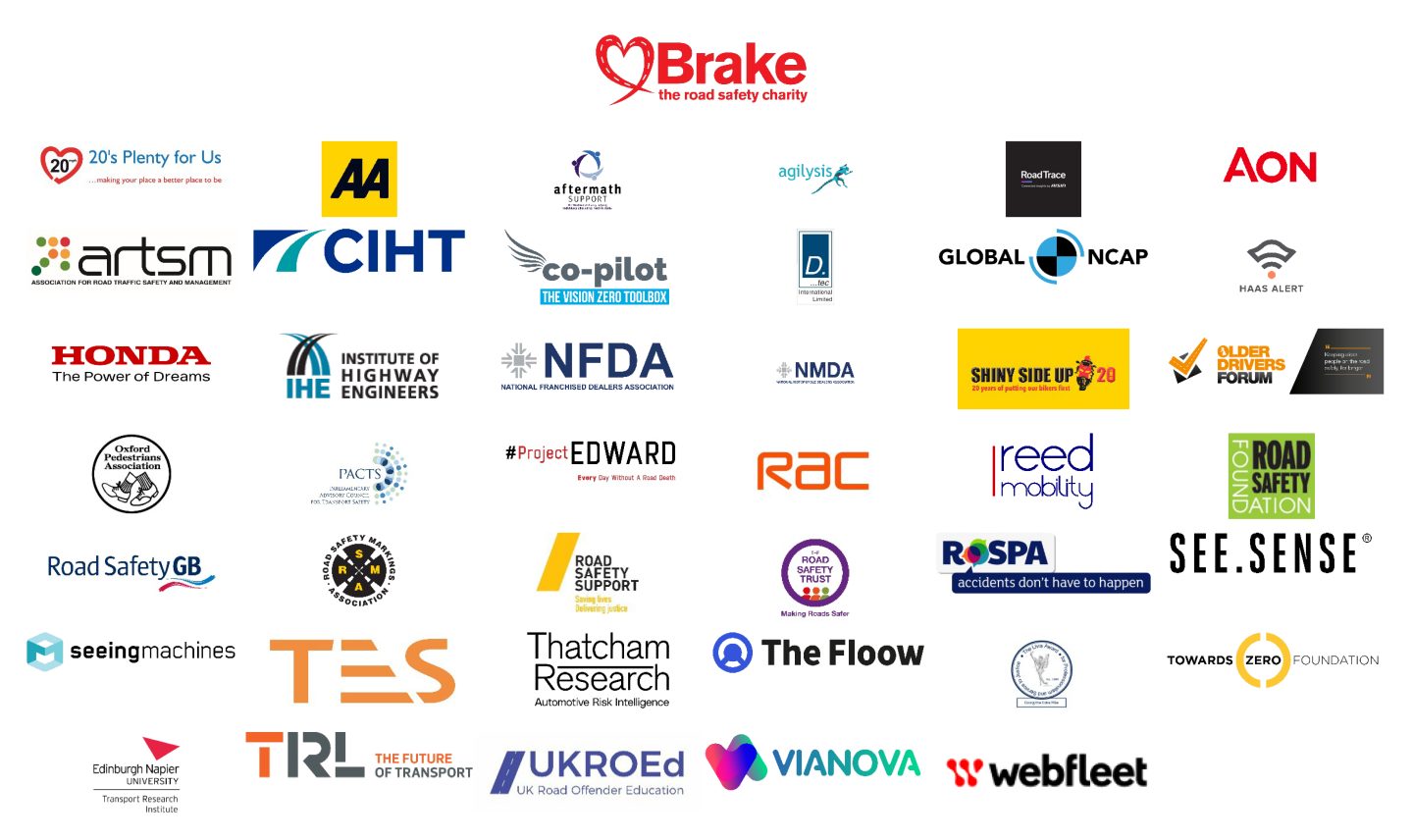 Vehicle safety tech letter logo block V2