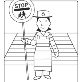 Road safety hero colouring sheets RSW2024 thumbnail